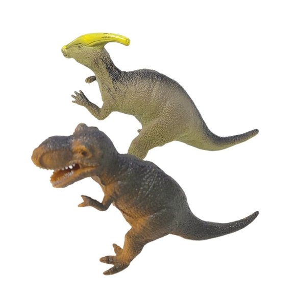 Dinosaur Toys Assorted Hard Plastic Dino Figures Pretend Play Lot Of 9 - Picture 8 of 12